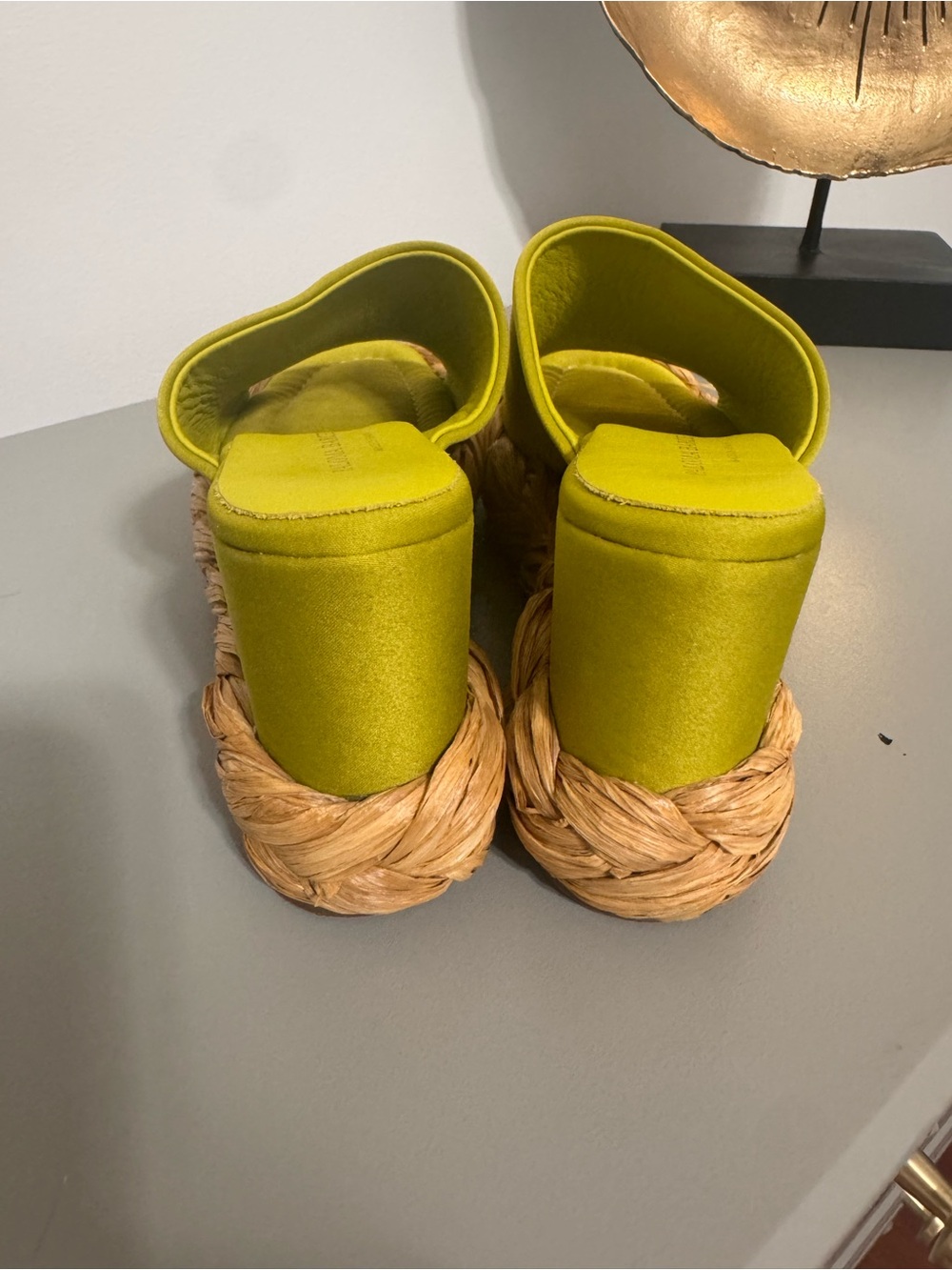 Paloma Barcelo Lime green wedges - Picture 6 of 7
